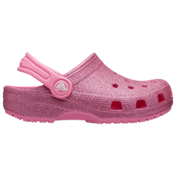 Boys' Preschool - Crocs Classic Glitter Clogs - Pink/Pink Lemonade