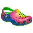 Crocs Classic Tie-Dye Graphic Clog - Boys' Preschool Green/Multi