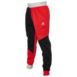Men's - Champion Patchwork Classic Fleece Pants - Black/Red