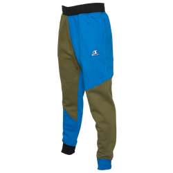 Men's - Champion Patchwork Classic Fleece Pants - Black/Olive/Lime