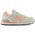 New Balance 574 Lace - Girls' Preschool Pink Lemonade/Linen