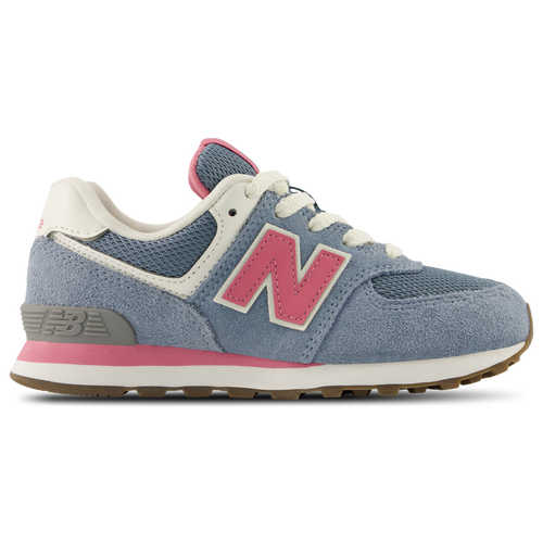  - New Balance 574 Lace - Zinc Blue/Pink Eraser