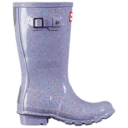 Girls' Preschool - Hunter OG Giant Glitter Boot - Purple/Purple