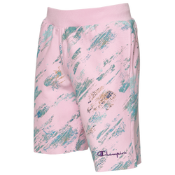 Men's - Champion Reverse Weave AOP Shorts - Crayon Blur Xtra Pink/Purple/Teal