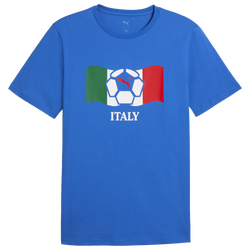Men's - PUMA Fanpack Shortsleeve Tee - Team Royal/Red