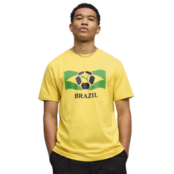 Men's - PUMA Fanpack Shortsleeve Tee - Pele Yellow/Fast Green