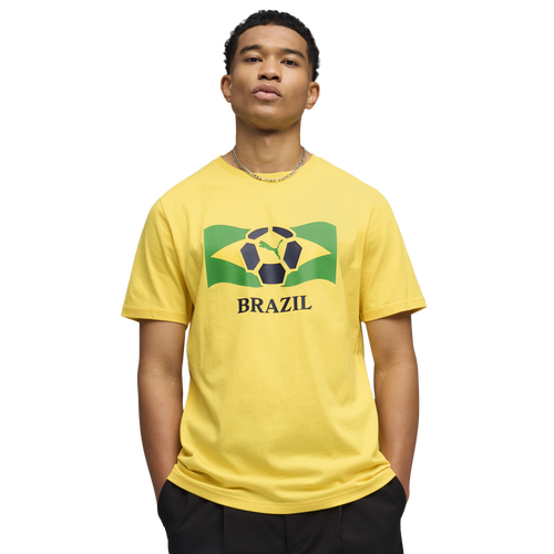 PUMA Fanpack Shortsleeve Tee - PUMA Pele Yellow/Fast Green