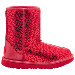 Girls' Preschool - UGG Classic II Gel Hearts - Red/Red