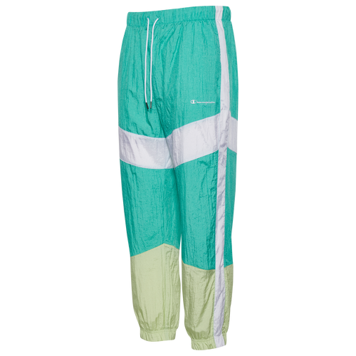 

Champion Mens Champion Woven Track Pants - Mens Aqua/Green Size XL