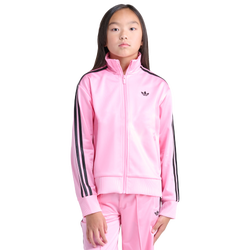 Boys' Grade School - adidas Originals Firebird Jacket - Light Pink/Black