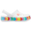 Crocs Crocband Clogs - Boys' Preschool White/Multicolor