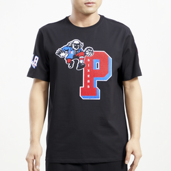 Men's - Pro Standard 76ers Mash Up T-Shirt - Black/Black
