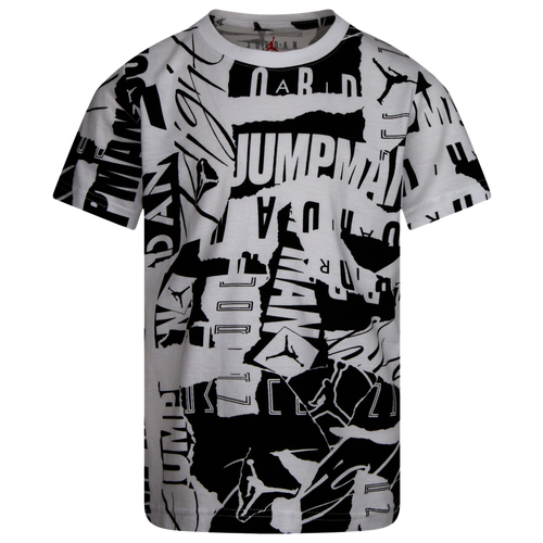 Jordan Kids' Boys  Jumpman Flight All Over Print T-shirt In White/white