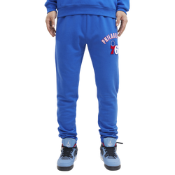 Men's - Pro Standard 76ers Logo Sweatpants  - Blue/Blue