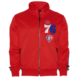 Men's - Pro Standard 76ers Track Jacket - Red/Red