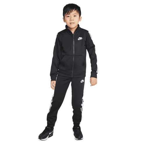 

Boys Preschool Nike Nike NSW Tricot Set - Boys' Preschool Black/White Size 4