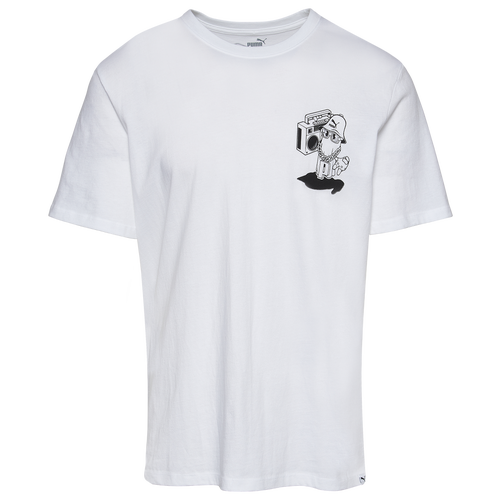 

PUMA Ghostie T-Shirt - Mens White/Black Size XXL