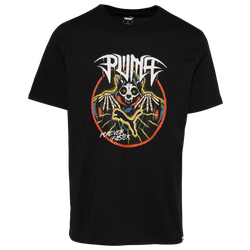 Men's - PUMA Vintage Metal T-Shirt - Black/Red