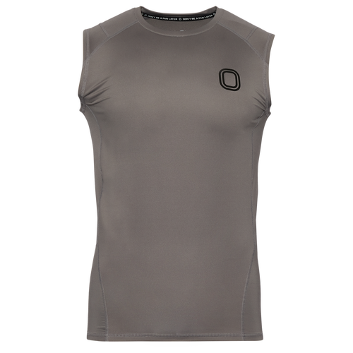 MENS - Overtime Valid Sleeveless Compression T-Shirt - Gray/Black