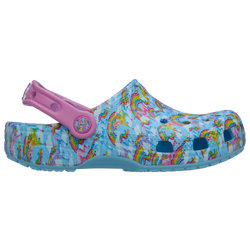 Girls' Preschool - Crocs Lisa Frank Rainbow Classic Clogs - Arctic