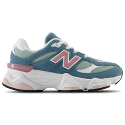 Girls' Preschool - New Balance 9060 - Saltwater/Pink/Saltwater
