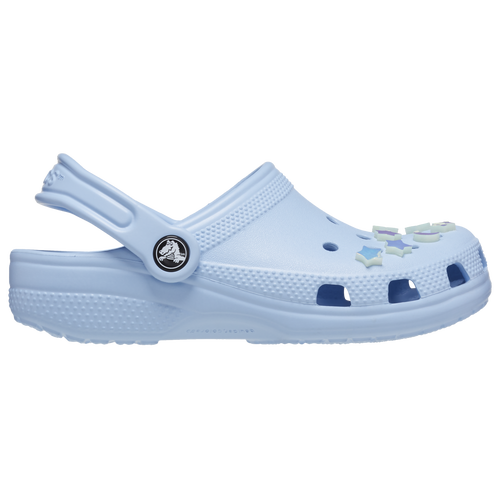 GIRLS - Crocs Classic Stars and Moon Clogs - Blue Calcite
