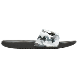 Girls' Preschool - Nike Kawa Slide - Black/White/Grey
