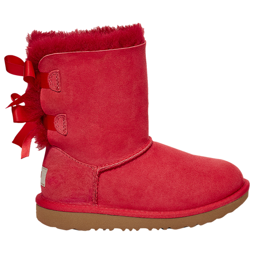 

Girls Preschool UGG UGG Bailey Bow II - Girls' Preschool Shoe Ribbon Red/Ribbon Red Size 03.0