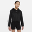 Nike Pro Tech Fleece Pullover - Girls' Grade School Black/White