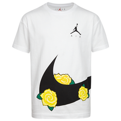 Girls' Preschool - Jordan Galentine's Hook T-Shirt - White