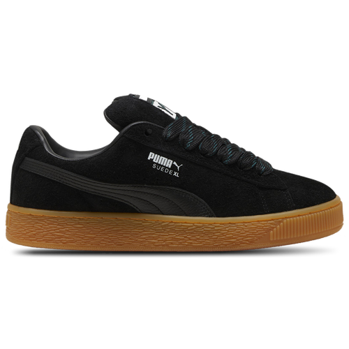 Shop Puma Mens  Suede Xl Flecked In Black/black