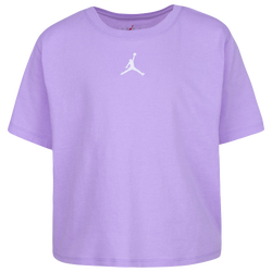 Girls' Preschool - Jordan Essentials T-Shirt - Lilac/White