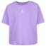 Jordan Essentials T-Shirt - Girls' Preschool Lilac/White