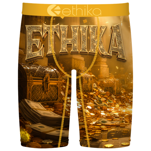 Ethika Kids' Boys   Graphic Briefs In Gold
