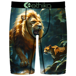 Boys' Grade School - Ethika Graphic Briefs - Orange/Teal