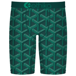 Boys' Grade School - Ethika Graphic Briefs - Teal/Black