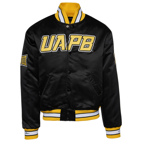 

Campus Remix Mens Campus Remix University of Arkansas at Pine Bluff Jacket - Mens Black/Gold Size M