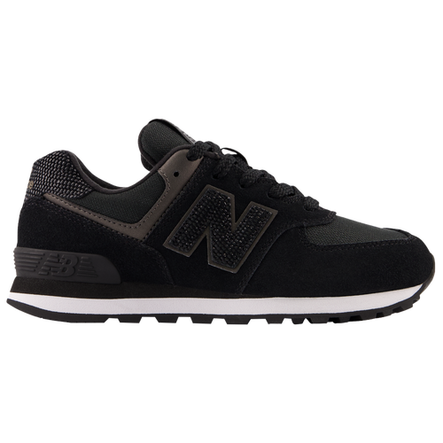

New Balance Boys New Balance 574 - Boys' Preschool Shoes Black/Black/Gold Size 02.5
