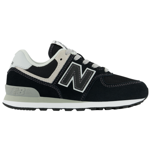 New Balance Kids 574 Core Sneakers Black White Size 12