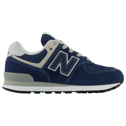 Boys' Preschool - New Balance 574 Core - Navy/White