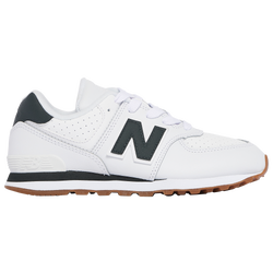 Boys' Preschool - New Balance 574 - White/Grey