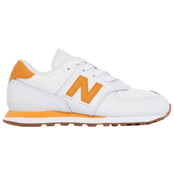 Boys' Preschool - New Balance 574 - Orange/White