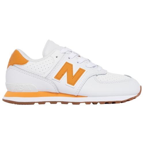 Shop New Balance Boys  574 In Orange/white