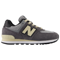 Girls' Preschool - New Balance 574 - Gray/Tan