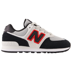Boys' Preschool - New Balance 574 - Black/White