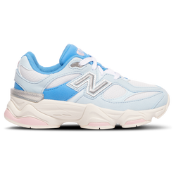 Girls' Preschool - New Balance 9060 - White/Blue/Pink