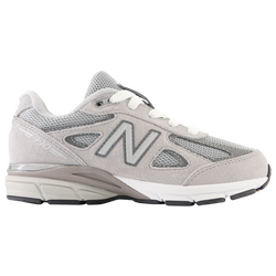 Girls' Preschool - New Balance 990 V4 - Silver Filigree/Cool Grey