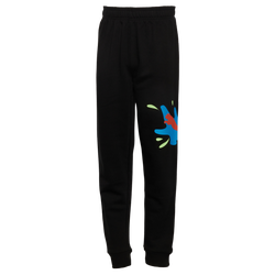 Boys' Grade School - PUMA Splash Logo Joggers - Blue/Black