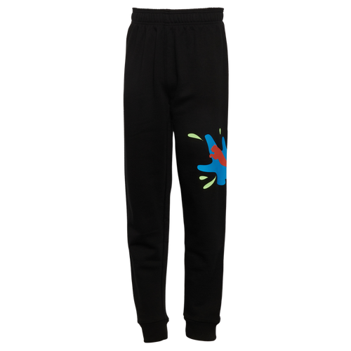 

Boys PUMA PUMA Splash Logo Jogger - Boys' Grade School Black/Blue Size S