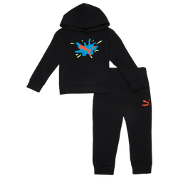 Boys' Toddler - PUMA Splash Logo Hoodie Set - Blue/Black